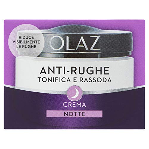 Olay Crema de noche hidratante antiarrugas firme y antienvejecimiento, 50 g