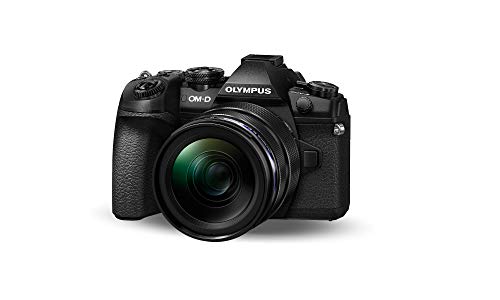 Olympus OM-D E-M1 Mark II Kit, Cámara de Sistema Micro Cuatro Tercios (20.4 MP, Estabilizador de Imagen de 5 Ejes, Visor Electrónico) y Objetivo M.Zuiko 12 - 40 mm PRO Universal, negro