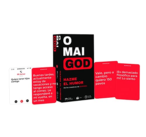 OMAIGOD - Juego de mesa de los creadores de GUATAFAC - Cartas Para Fiestas y Risas - Idea Regalo Divertido para Adultos - Edición Español