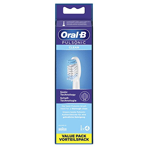 Oral-B Pulsonic Clean - Cabezales para cepillo de dientes (4 unidades)