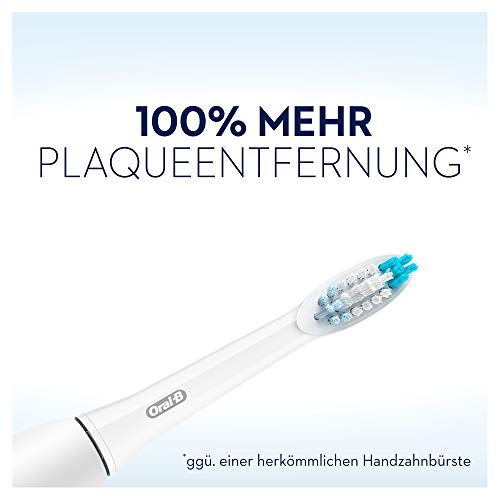 Oral-B Pulsonic Slim Clean 2900 - Cepillo de dientes eléctrico sónico (2 unidades, con temporizador), color negro y blanco