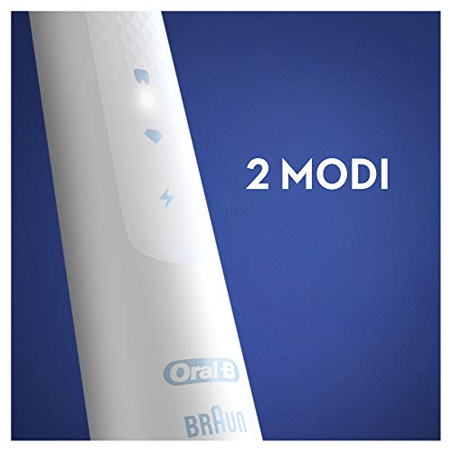 Oral-B Pulsonic Slim Clean 2900 - Cepillo de dientes eléctrico sónico (2 unidades, con temporizador), color negro y blanco