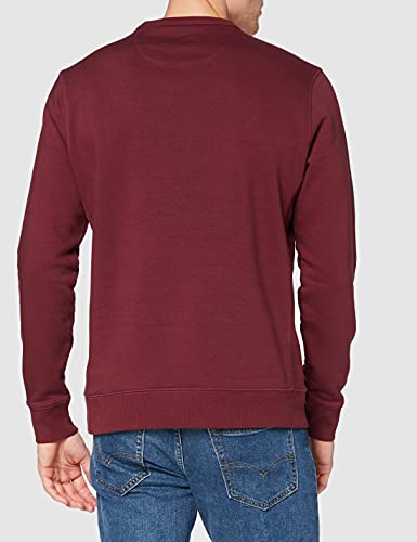 Original Penguin Crew Neck Fleece Sudadera, Puerto Tawny, 608, M para Hombre