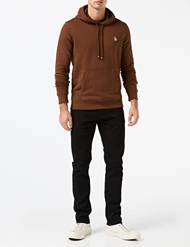 Original Penguin Sticker Pete Pullover Sudadera con Capucha, Tierra para macetas. 225, M para Hombre