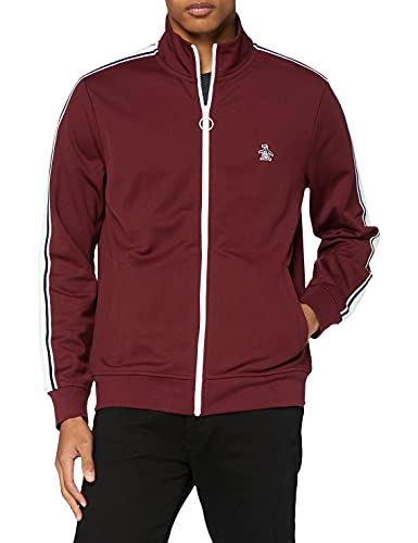 ORIGINAL PENGUIN The Earl Track Jacket, Puerto Tawny, 608, L para Hombre