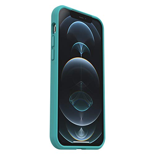 OtterBox para Apple iPhone 12/iPhone 12 Pro, Funda Fina Antícaidas, Sleek Case, Sea Spray Transparente/Azul - En Caja Retail