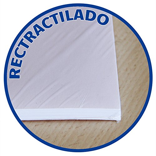 Oxford, Hojas Lisas A4 Perforadas. Recambio Archivador, 100 Hojas Blancas, 4 Taladros