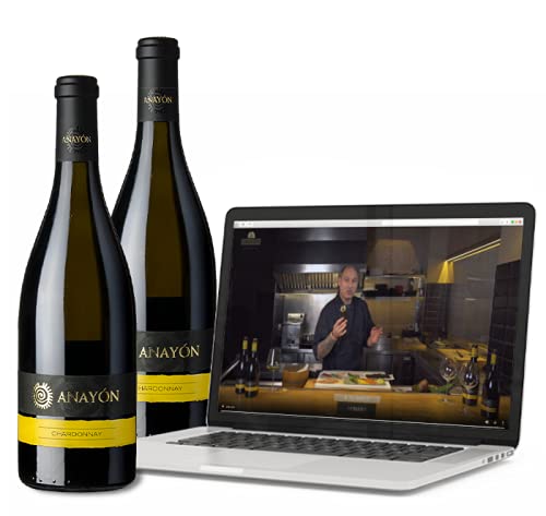 Pack - 2 botellas del Premium Anayón Chardonnay (750 ml x 2) + Vídeo Taller de Sushi de Andrés Médici