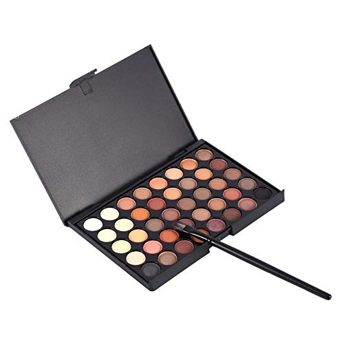 Paleta de Ojos de 20 Colores, Sombra de Ojos Profesional, Crema de Sombra de Ojos Mate Crema de Sombra de Ojos Mate Sombra de Ojos en Polvo Sombra de Ojos Cosmética Mate(#1)