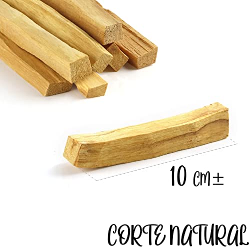 Palo Santo Incienso Natural XL Madera Sagrada 100% Natural de Perú para alejar Las Energías negativas y atraer Las Vibras Positivas (60 Gramos)