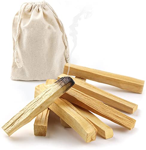 Palo Santo Incienso Natural XL Madera Sagrada 100% Natural de Perú para alejar Las Energías negativas y atraer Las Vibras Positivas (60 Gramos)