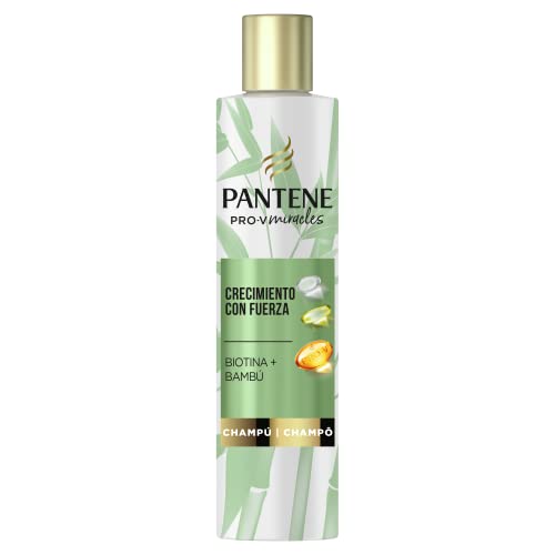 Pantene Pro-V Miracles Crecimiento con Fuerza Champú Con Bambú Y Biotina 225 ml