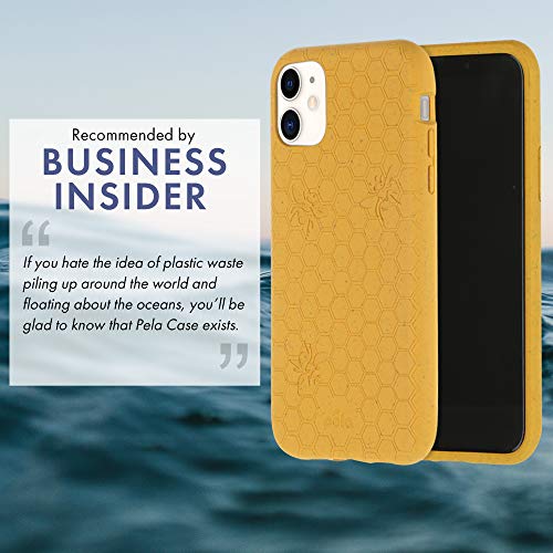 Pela - Funda para el iPhone 6/6s/7/8/Nuevo SE - 100% compostable - Biodegradable - Hecho con Plantas - Cero residuos (iPhone 6/6s/7/8 Ocean Turtle)