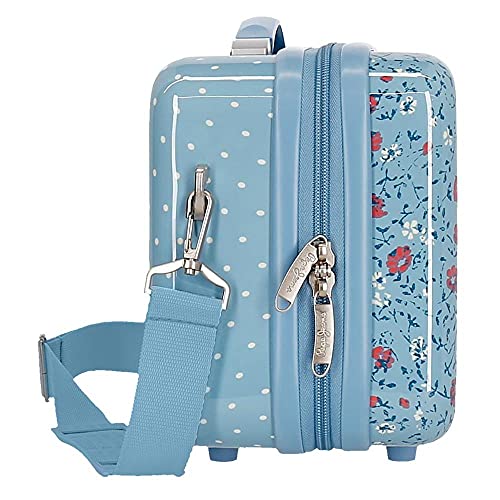 Pepe Jeans Ava Neceser ABS adaptable a trolley Azul 29x21x15 cms ABS