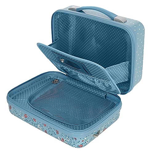 Pepe Jeans Ava Neceser ABS adaptable a trolley Azul 29x21x15 cms ABS