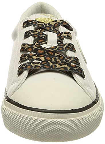 Pepe Jeans Kenton Patty, Zapatillas Mujer, 800 Blanco, 36 EU