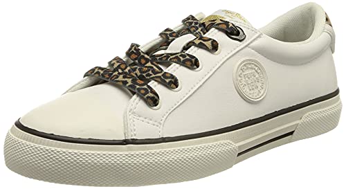 Pepe Jeans Kenton Patty, Zapatillas Mujer, 800 Blanco, 36 EU