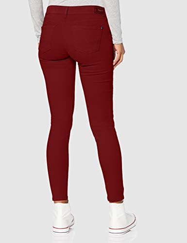 Pepe Jeans Soho Vaqueros, Rojo (287), 30W / 28L para Mujer