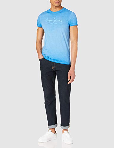 Pepe Jeans West Sir Camiseta, 545bright Blue, 4 para Hombre