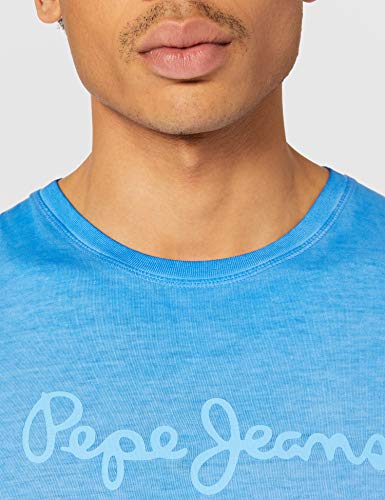 Pepe Jeans West Sir Camiseta, 545bright Blue, 4 para Hombre