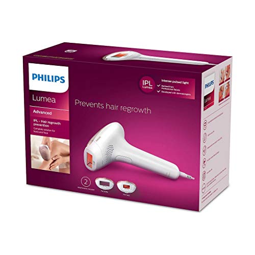 Philips Lumea Advanced Dispositivo de depilación IPL SC1997/00 - Depilación con luz (Oro, Blanco, Luz pulsada doméstica (HPL), 15 min, 1 min, 1 min, 1 min)