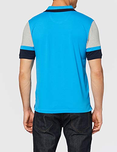 Pierre Cardin Poloshirt KN Polo, Azul (Diving 3760), L para Hombre