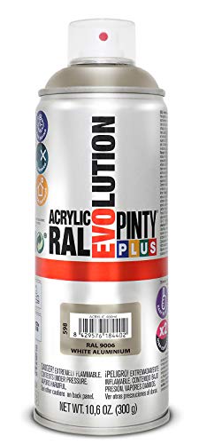 PINTURA EN SPRAY PINTYPLUS EVOLUTION 520CC RAL 9006 ALUMINIO BLANCO