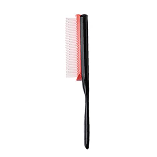 Pinza de pelo Pincel Cepillo de peinado Peinado Peine Scalp Massage Cepillo 9 Filas Dientes Portátil Paño suave para viajar a domicilio