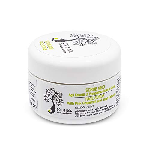 POC A POC Exfoliante Facial Purificador con extractos de Pomelo Rosado y Salvia, avellanas y almendras finamente trituradas para obtener el efecto exfoliante y purificador. Formato 100 ml