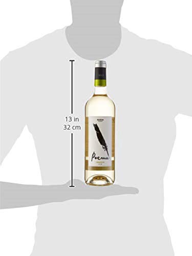 Poema Verdejo Vino Blanco D.O Rueda-6 botellas de 750 ml (Total 4.5 L) BODEGA CUATRO RAYAS