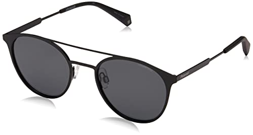 Polaroid PLD 2052/S M9 807 51 Gafas de Sol, Negro (Black/Grey Pz), Unisex Adulto