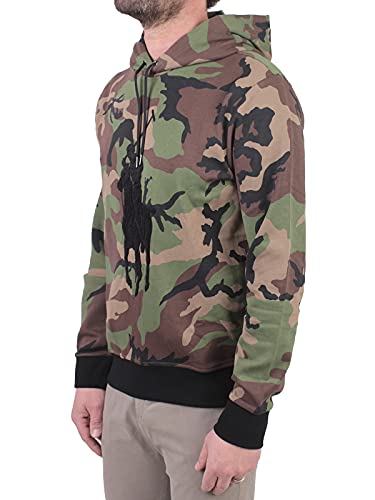 Polo Ralph Lauren Mod. 710828120 Sudadera Capucha Big Pony Hombre Camuflaje L