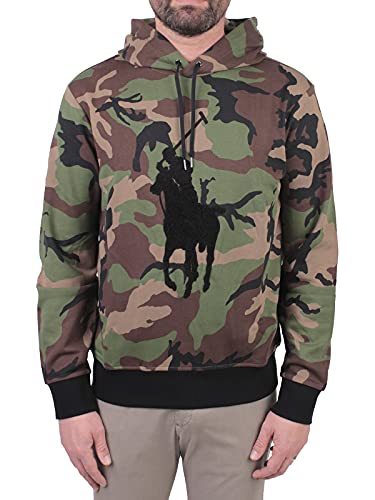 Polo Ralph Lauren Mod. 710828120 Sudadera Capucha Big Pony Hombre Camuflaje L