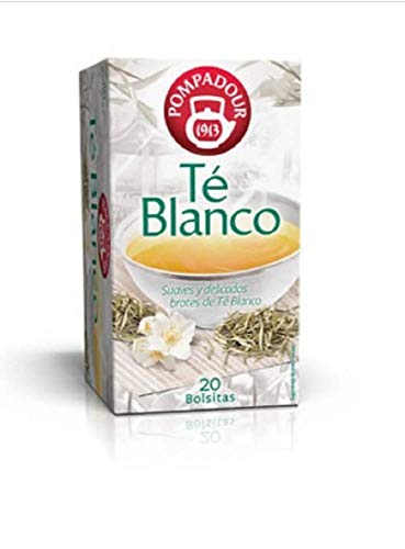 Pompadour Té Blanco - Pack de 5 x 20 bolsitas