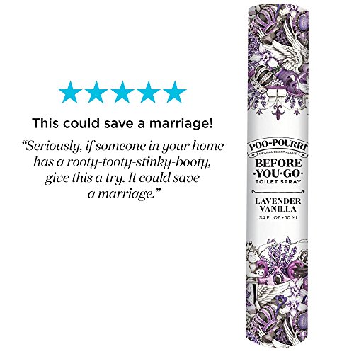 Poo Pourri Lavender Vanilla Toilet Spray, 10ml