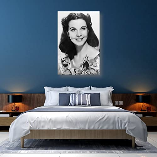 Póster de retrato retro de Vivien Leigh, para decoración de pared, impresión de fotos, regalos para el hogar, carteles decorativos modernos, enmarcados, sin marco, 30 x 45 cm