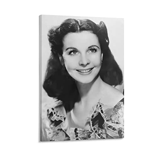 Póster de retrato retro de Vivien Leigh, para decoración de pared, impresión de fotos, regalos para el hogar, carteles decorativos modernos, enmarcados, sin marco, 30 x 45 cm