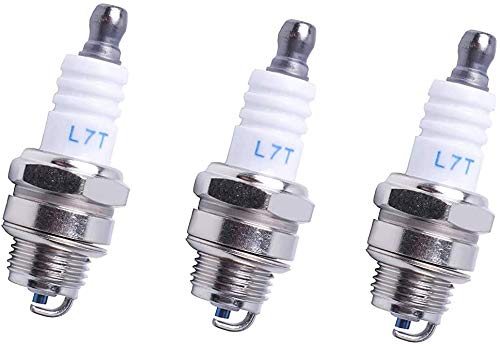 Poweka L7T Bujías Compatible con STI-HL MS200 MS230 MS240 MS260 MS250 Husq-Varna 36 41 50 51 55 136 141 137 142 235 236 Ref. NGK BPMR7A 4626 Equivalencia RCJ7Y Champion Motosierra (3 Piezas)