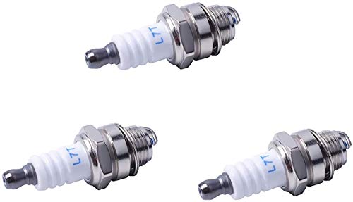 Poweka L7T Bujías Compatible con STI-HL MS200 MS230 MS240 MS260 MS250 Husq-Varna 36 41 50 51 55 136 141 137 142 235 236 Ref. NGK BPMR7A 4626 Equivalencia RCJ7Y Champion Motosierra (3 Piezas)