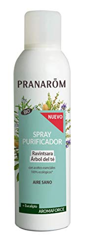 Pranarom Aromaforce - Spray Purificador Ravintsara/árbol Del Té + Eucalipto Bio, color Ravintsara, 150 ml