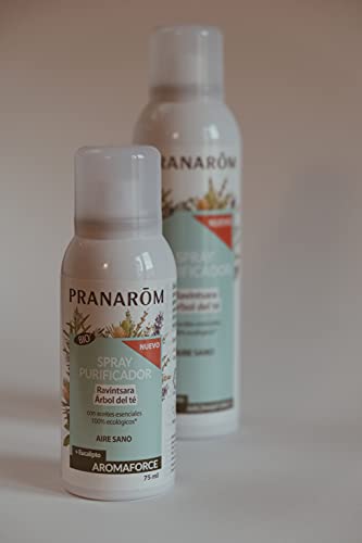 Pranarom Aromaforce - Spray Purificador Ravintsara/árbol Del Té + Eucalipto Bio, color Ravintsara, 150 ml