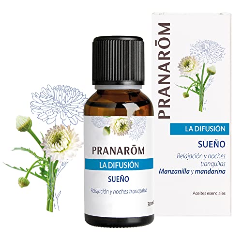 Pranarôm Difusión atmosférica Sueño, Manzanilla y mandarina - Relajación y noches tranquilas, 30 ml