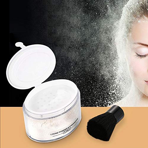 Professional Face Powde, Kit de Maquillaje en Polvo Suelto y Sombra de Ojos que Oculta la Base Cosmética Facial(Silver MB)