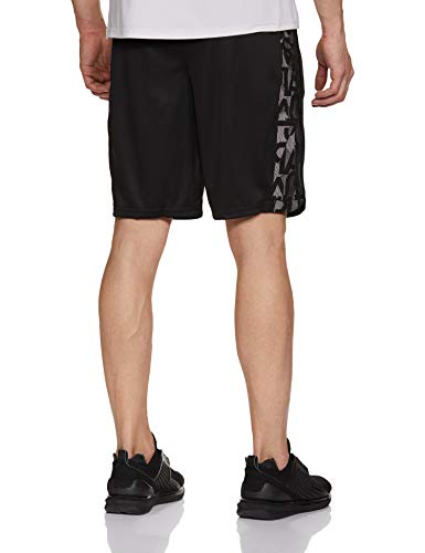 PUMA Power Vent Short Pantalones Cortos, Hombre, Black White, XL