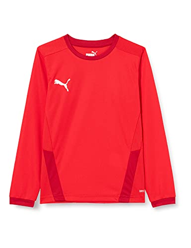 PUMA teamGOAL 23 Jersey LS jr Shirt, Unisex-Child, Red-Chili Pepper, 164