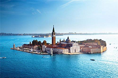 Puzles Adulto 300 Piezas, Isla De San Giorgio Maggiore, Venecia Océano Azul