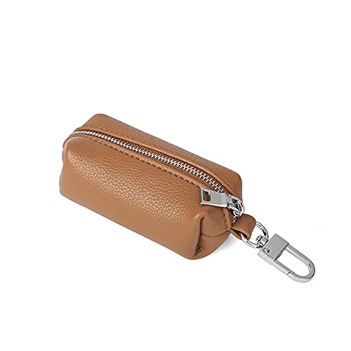 QIANJINGCQ Monedero femenino compacto multifuncional moneda lápiz labial retro gran capacidad llavero bolsa colgante