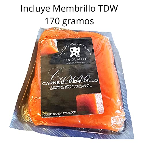 Queso Viejo Flor de Esgueva - Queso Curado Puro de Oveja - Queso Completo Formato 1 Kilo - Elaborado con leche cruda madurado en corteza natural - Queso Curado con Membrillo TDW