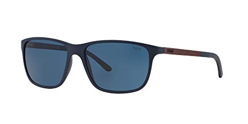 Ralph Lauren Polo 0PH4092 Gafas de Sol, Matte Blue, 58 para Hombre