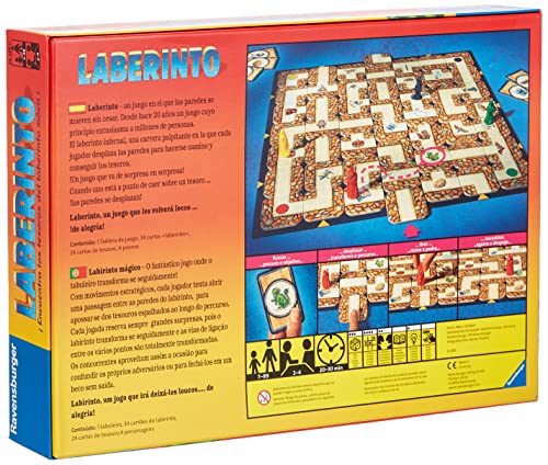 Ravensburger - Laberinto Magico, Juego de mesa, 2-4 Jugadores, Edad recomendada 7+